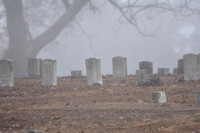 Cemetery Under Thick Fog Shiloh TN