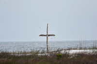 Cross on the Beach at Dauphin Island Alabama