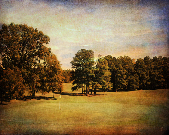 Golf Course I - Fall Landscape
