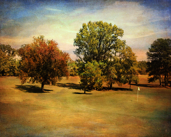 Golf Course II - Fall Landscape