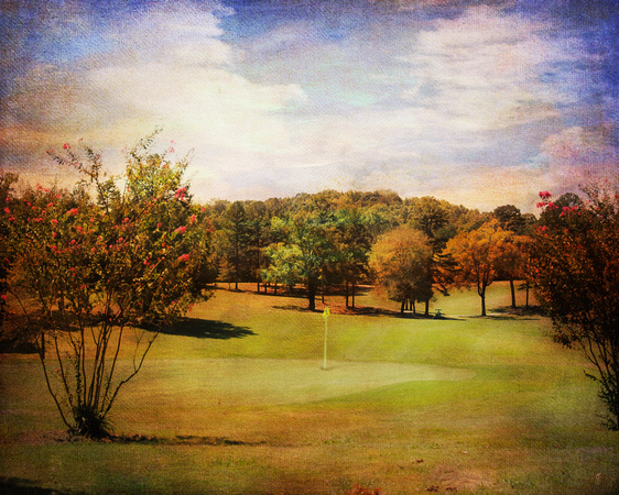 Golf Course III - Fall Landscape