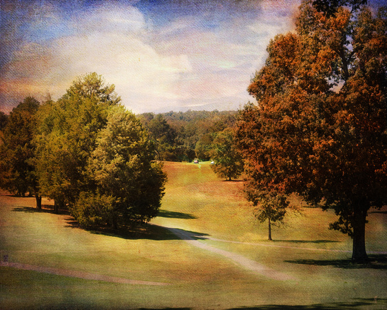 Golf Course IV - Fall Landscape