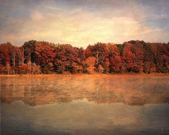 Hidden Gems Autumn Lake Landscape