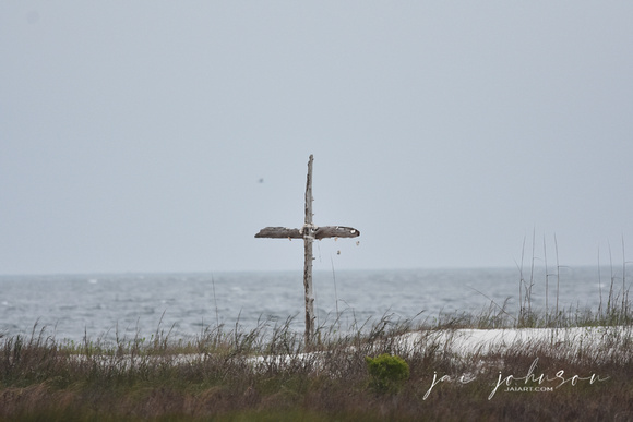 Cross on the Beach at Dauphin Island Alabama