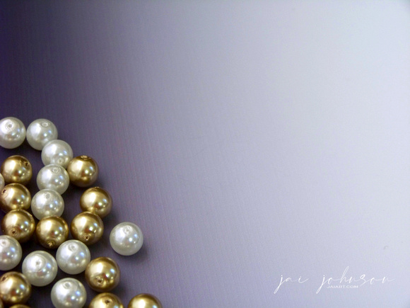 Gold and Cream Loose Pearls II